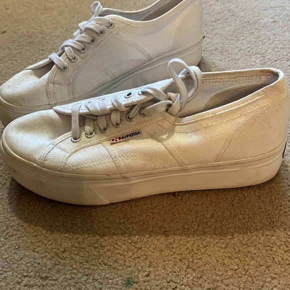 SUPERGA PLATFORM SNEAKERS size 10 - Picture 3 of 6
